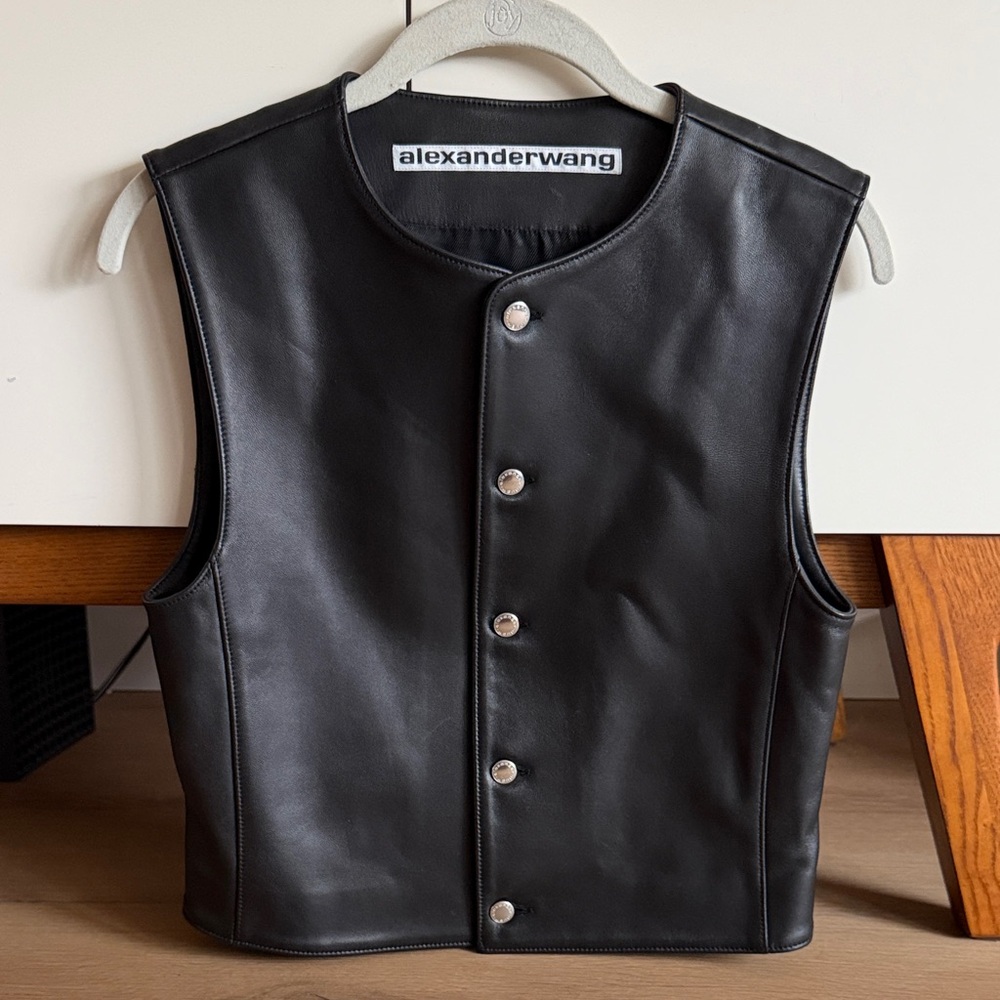 Alexander Wang Sleek Black Vest